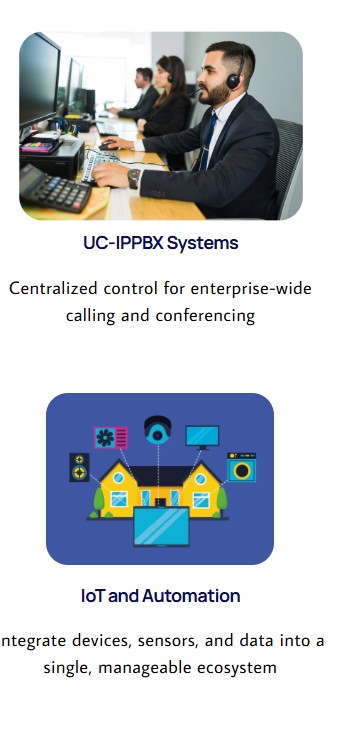 Mobile homepage for hardware services.