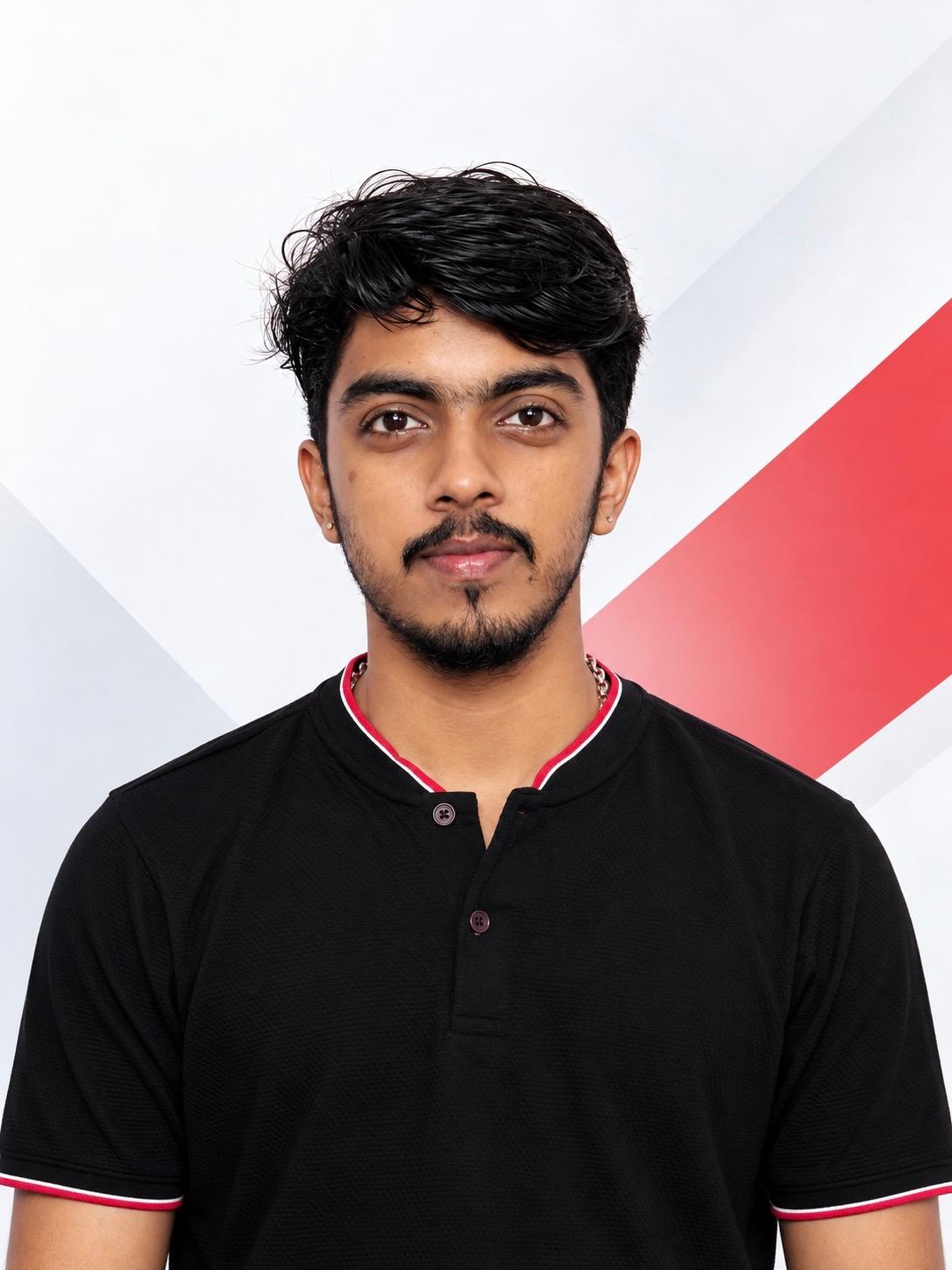 Portrait of Navaneeth.